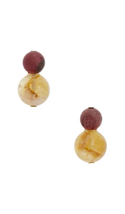 Jennifer Behr Cara Earrings In Transparent