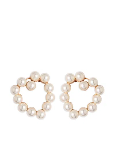 Jennifer Behr Carly Earrings In White