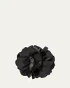 Jennifer Behr Carly Floral Jaw Clip In Black