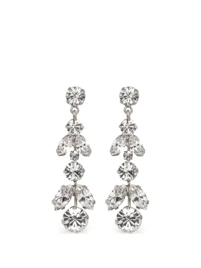 Jennifer Behr Carolena Crystal Earrings In Silver