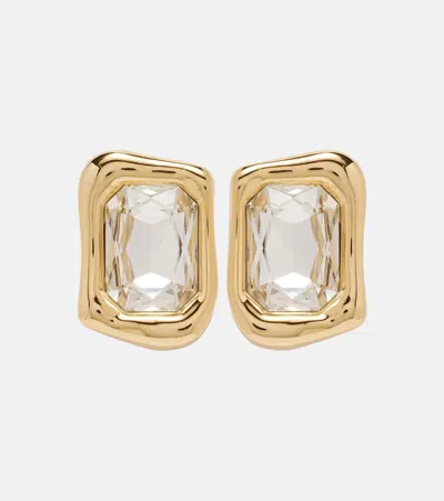 Jennifer Behr Caterina Crystal-embellished Earrings In Gold