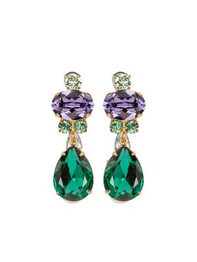Jennifer Behr Catherine Teardrop Earrings In Multi