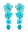 Jennifer Behr Charly Earrings In Blue