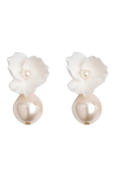 Jennifer Behr Clarabel Drop Earrings In Neutral