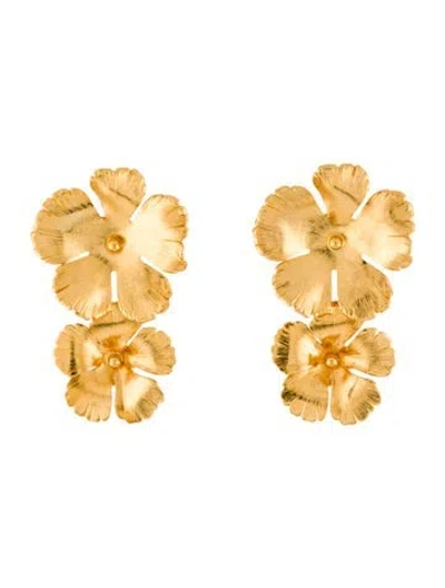 Pre-owned Jennifer Behr Collette Drop Earrings In Multicolor