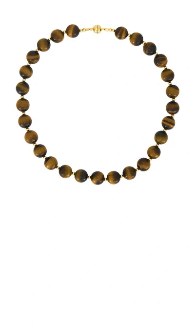 Jennifer Behr Corisande Necklace In Brown
