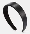 Jennifer Behr Cruz Leather Headband In Black