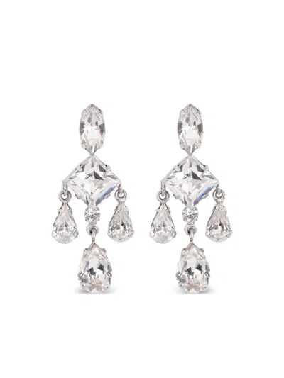 Jennifer Behr Crystal Amiri Earrings In Brown
