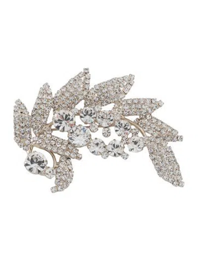Pre-owned Jennifer Behr Crystal Elvie Brooch In Multicolor