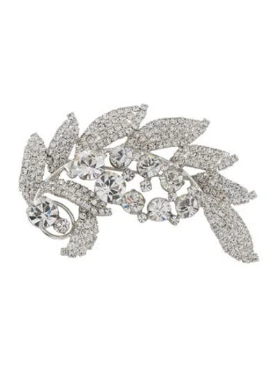 Pre-owned Jennifer Behr Crystal Elvie Brooch Pin In Multicolor