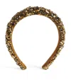 Jennifer Behr Crystal-embellished Czarina Headband In Gold