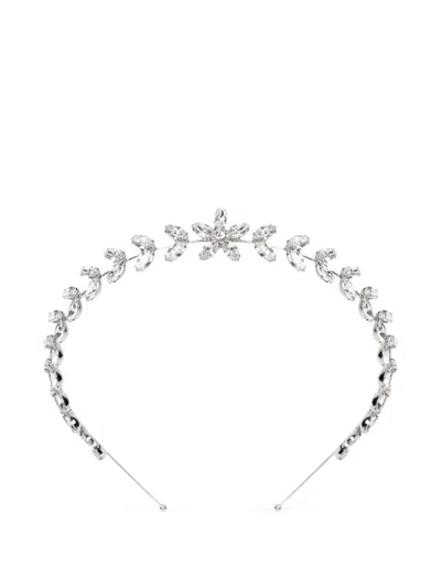Jennifer Behr Crystal-embellished Headband In Metallic