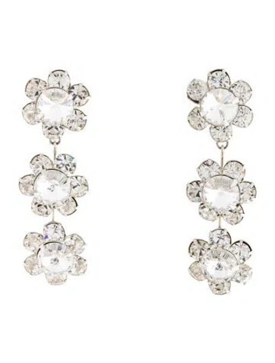 Pre-owned Jennifer Behr Crystal Gwenda Drop Earrings In Multicolor