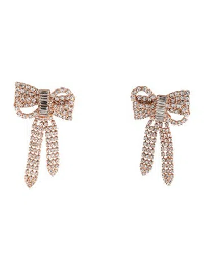 Pre-owned Jennifer Behr Crystal Lola Drop Earrings In Multicolor