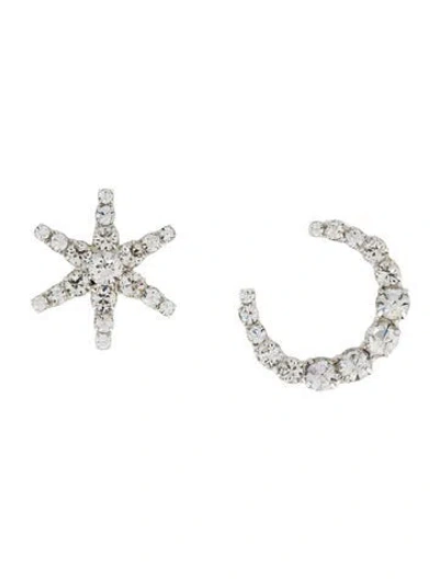 Pre-owned Jennifer Behr Crystal Maristela Earrings In Multi