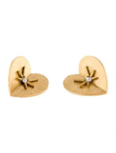 Pre-owned Jennifer Behr Crystal Romie Stud Earrings In Multi