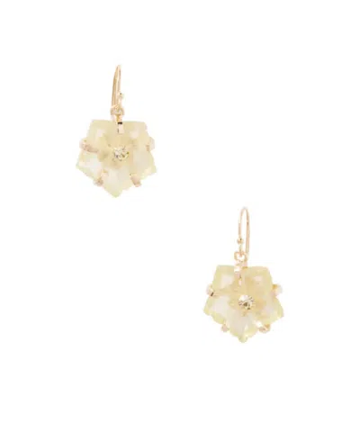 Jennifer Behr Crystal-embellished Gold-tone Quartz Earrings In Yellow
