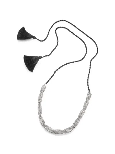 Jennifer Behr Crystal-embellished Twisted Necklace In Multi