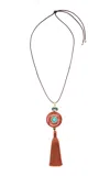 Jennifer Behr Dakota Jasper Necklace In Red
