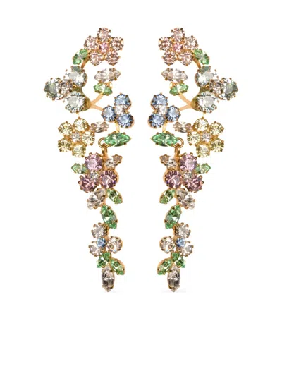 Jennifer Behr Daylin Earrings In Green
