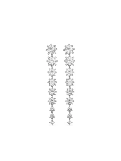 Jennifer Behr Dégradé Crystal Earrings In Brown