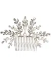 Jennifer Behr Delilah Crystal-embellished Comb In 银色