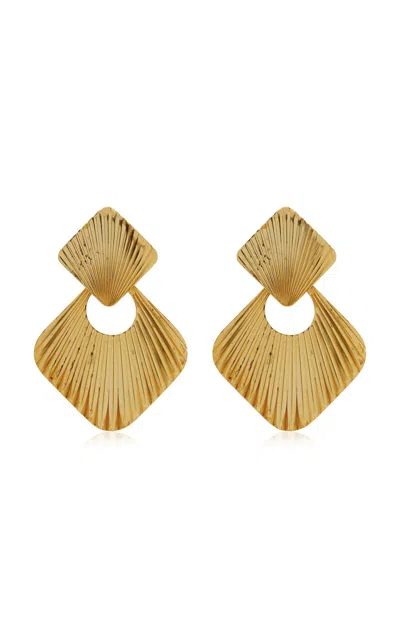 Jennifer Behr Demetra Gold-tone Earrings