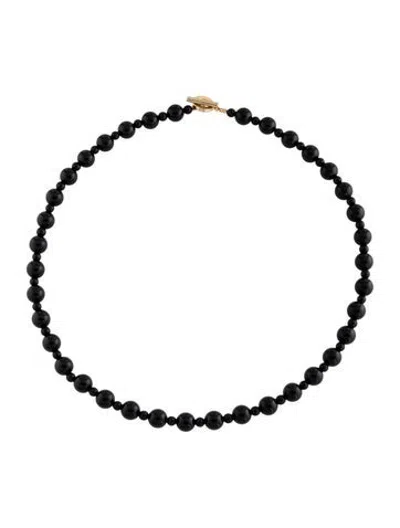 Pre-owned Jennifer Behr Dhara Bead Strand Necklace, 18" In Multicolor