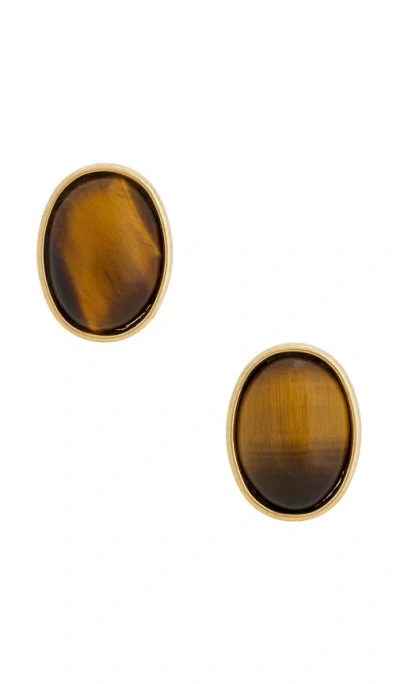 Jennifer Behr Elaine Earrings In Brown
