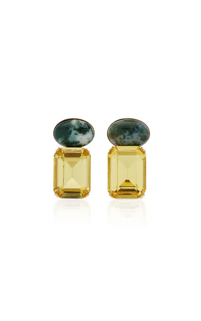 Jennifer Behr Elin Earrings In Yellow