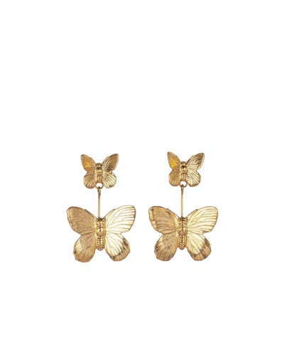 Jennifer Behr Ella Earrings In Golden