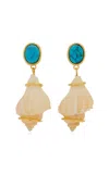 Jennifer Behr Erasmus Shell Earrings