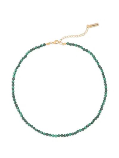 Jennifer Behr Ersa Beaded Necklace In Green