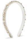 Jennifer Behr Essen Crystal-embellished Silk Headband In Gold
