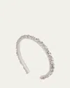 Jennifer Behr Essen Crystal-embellished Silk Headband In Crystal