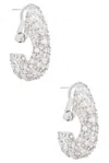 Jennifer Behr Etta Earrings In Transparent