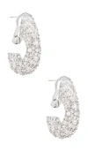 Jennifer Behr Etta Earrings In White