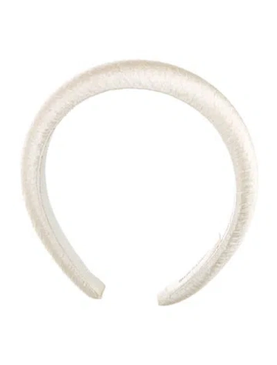 Pre-owned Jennifer Behr Fabric Hair Band In Neutral
