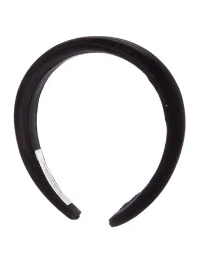 Pre-owned Jennifer Behr Felt Headband In Black
