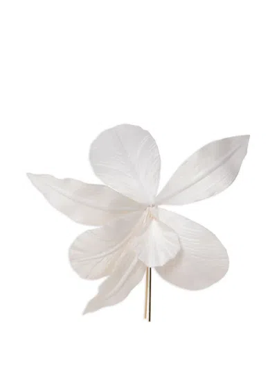 Jennifer Behr Floral-motif Hair Pin In White