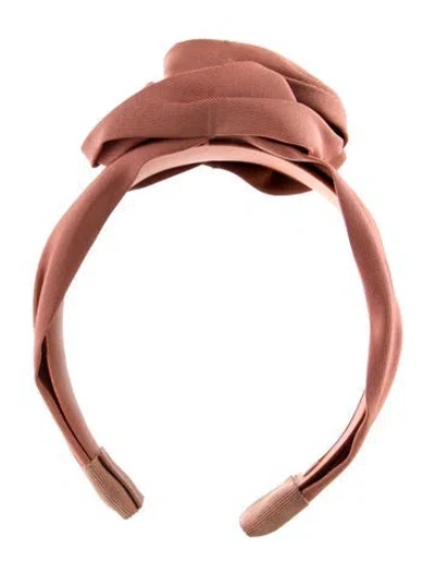 Pre-owned Jennifer Behr Flower Accent Headband In Pink