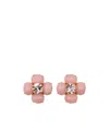 Jennifer Behr Flower-shaped Stud Earrings In Pink