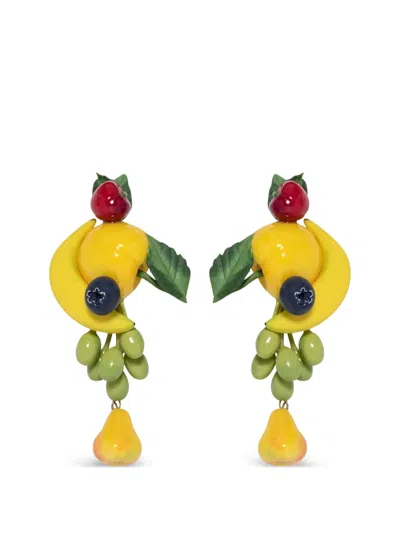 Jennifer Behr Fruita Earrings In Yellow