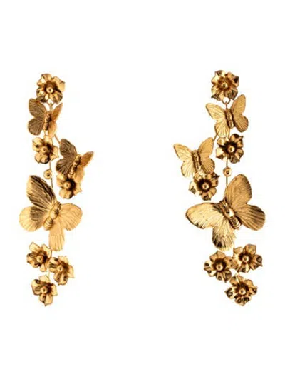 Pre-owned Jennifer Behr Galilea Drop Earrings In Multicolor
