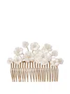 Jennifer Behr Geneva Embellished Comb In White