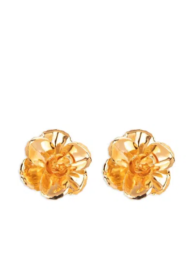 Jennifer Behr Gladiolous Earrings In Gold