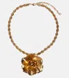Jennifer Behr Gladiolus Pendant Necklace In Gold