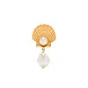 Jennifer Behr Shell-pearl Earrings In Gold