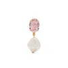 Jennifer Behr Gold  Pink Bracelets In Gold