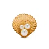 Jennifer Behr Gold  White Earrings In Gold